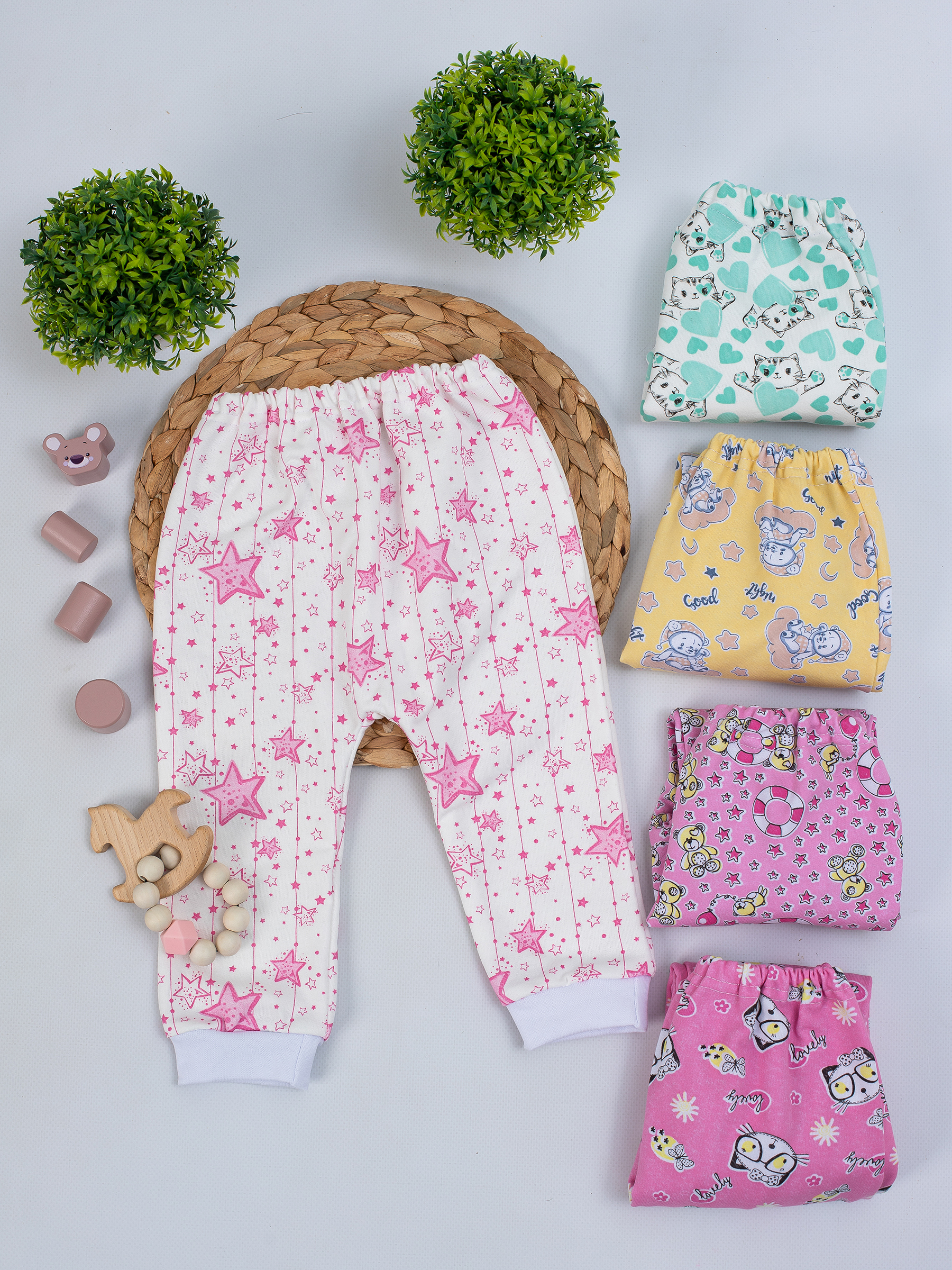 Брюки 5 шт IVANOVO KIDS ПМ-002длядевочек - фото 7