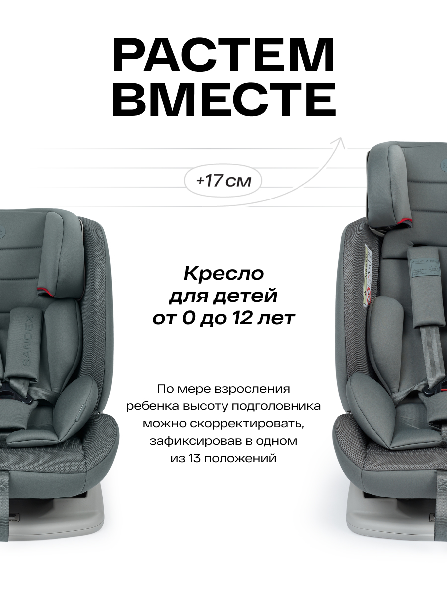 Автокресло Happy Baby Sandex 0+/1/2/3 (0-36 кг) зеленый - фото 2