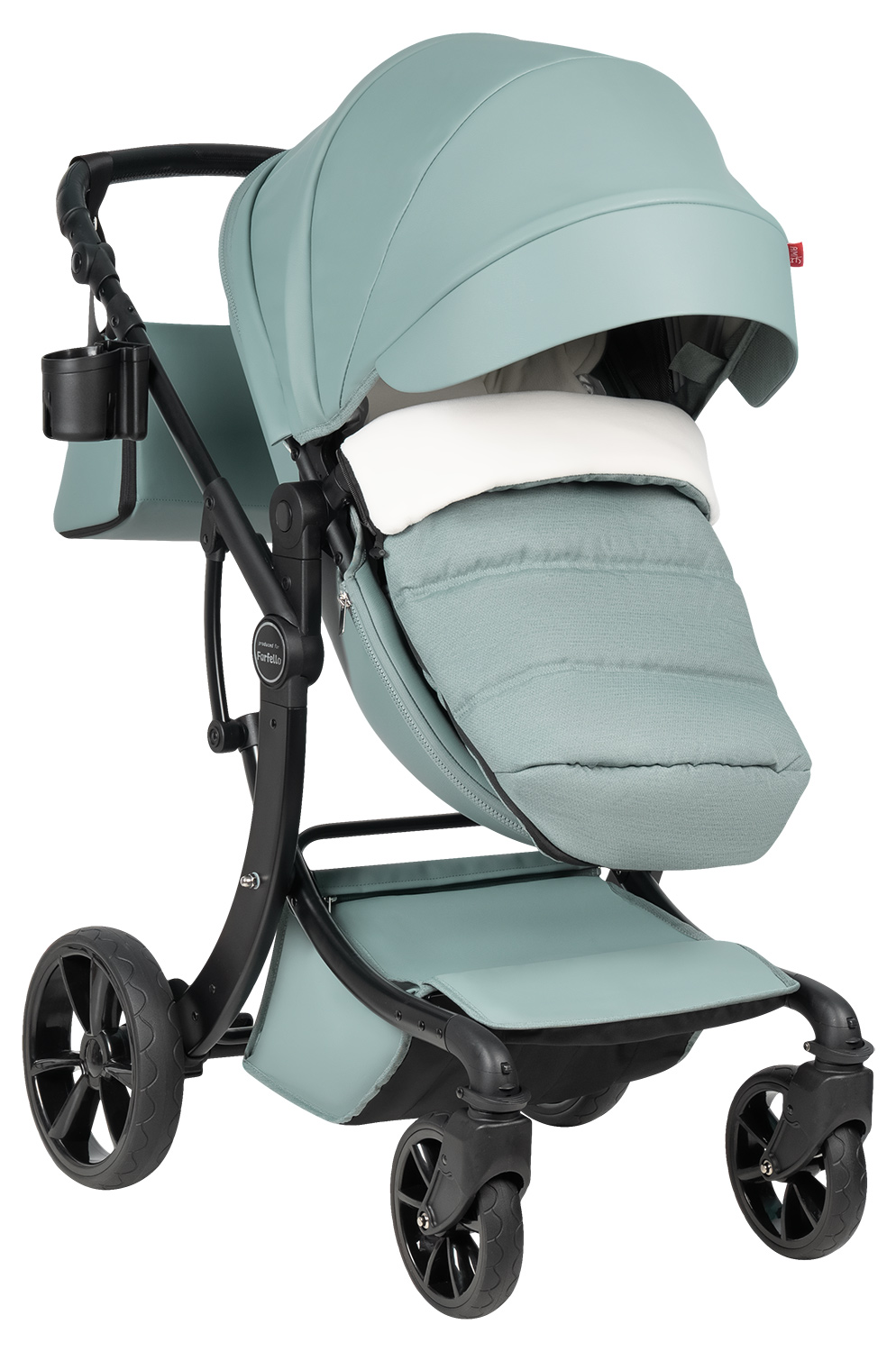 Коляска трансформер Aimile Spring бирюзовый - фото 10