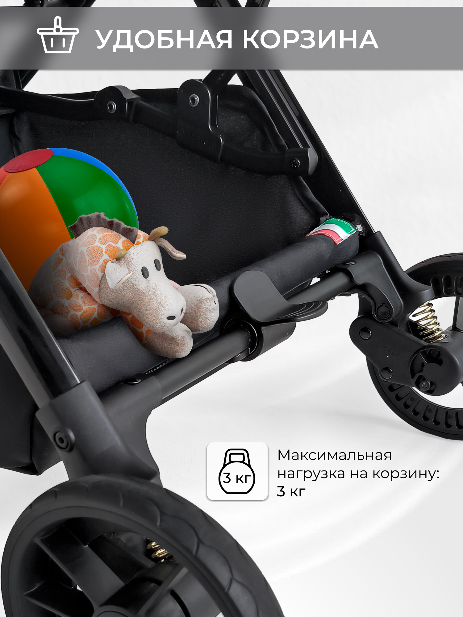 Коляска прогулочная Sweet Baby серый - фото 8