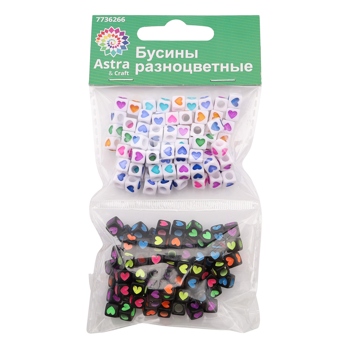 Набор для творчества Astra Craft бусины 6 мм квадратные - фото 5