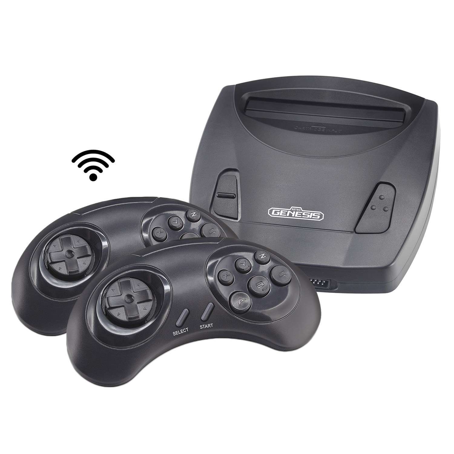 Игровая приставка Retro Genesis 8 Bit Junior Wireless+300игр, модель ZD-03A(AV кабель, 2 беспроводных джойстика) - фото 1