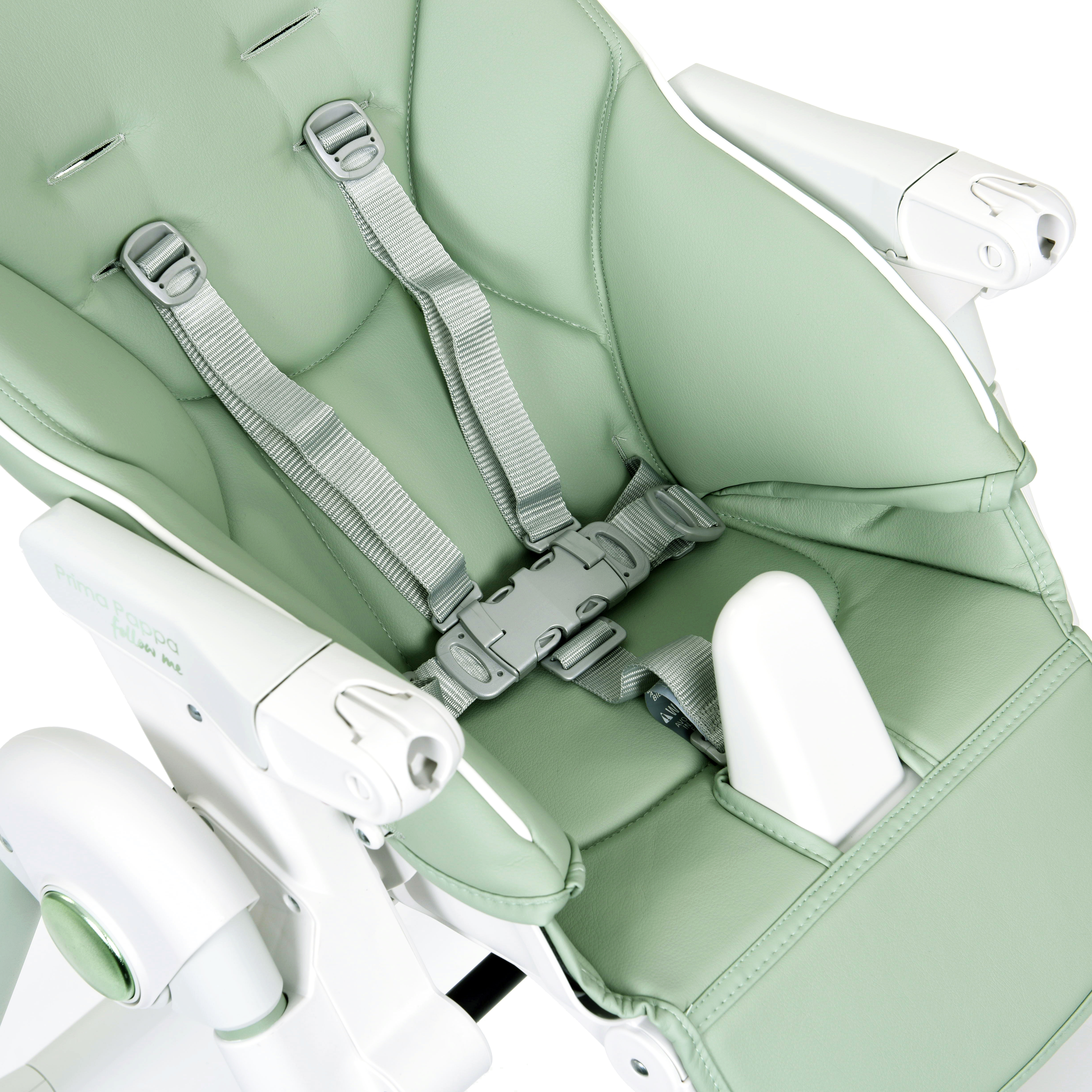Стульчик для кормления Peg-Perego Prima Pappa Follow Me зеленый - фото 10
