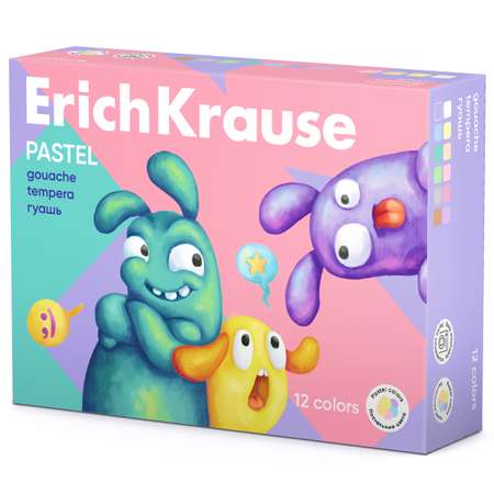 Краски гуашь ErichKrause 12 цв.
