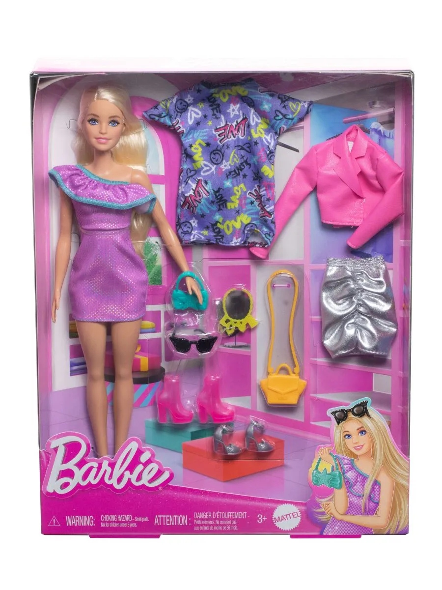 Кукла модельная Barbie Блондинка с одеждой высота 29 см HYT61 - фото 3