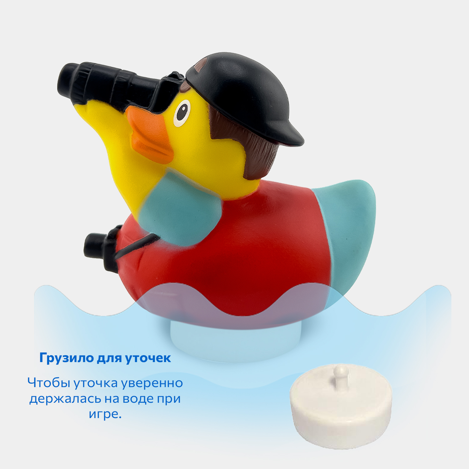 Игрушка Funny ducks Фотограф уточка для купания - фото 5