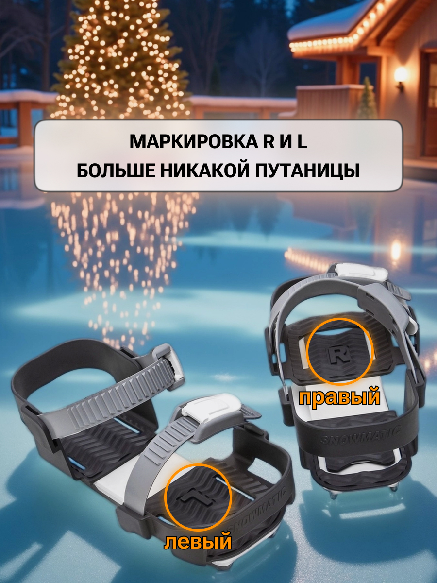 Коньки SNOWMATIC Раздвижные 28-33 - фото 5