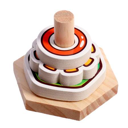 Игрушка IQ-ZABIAKA пирамидка