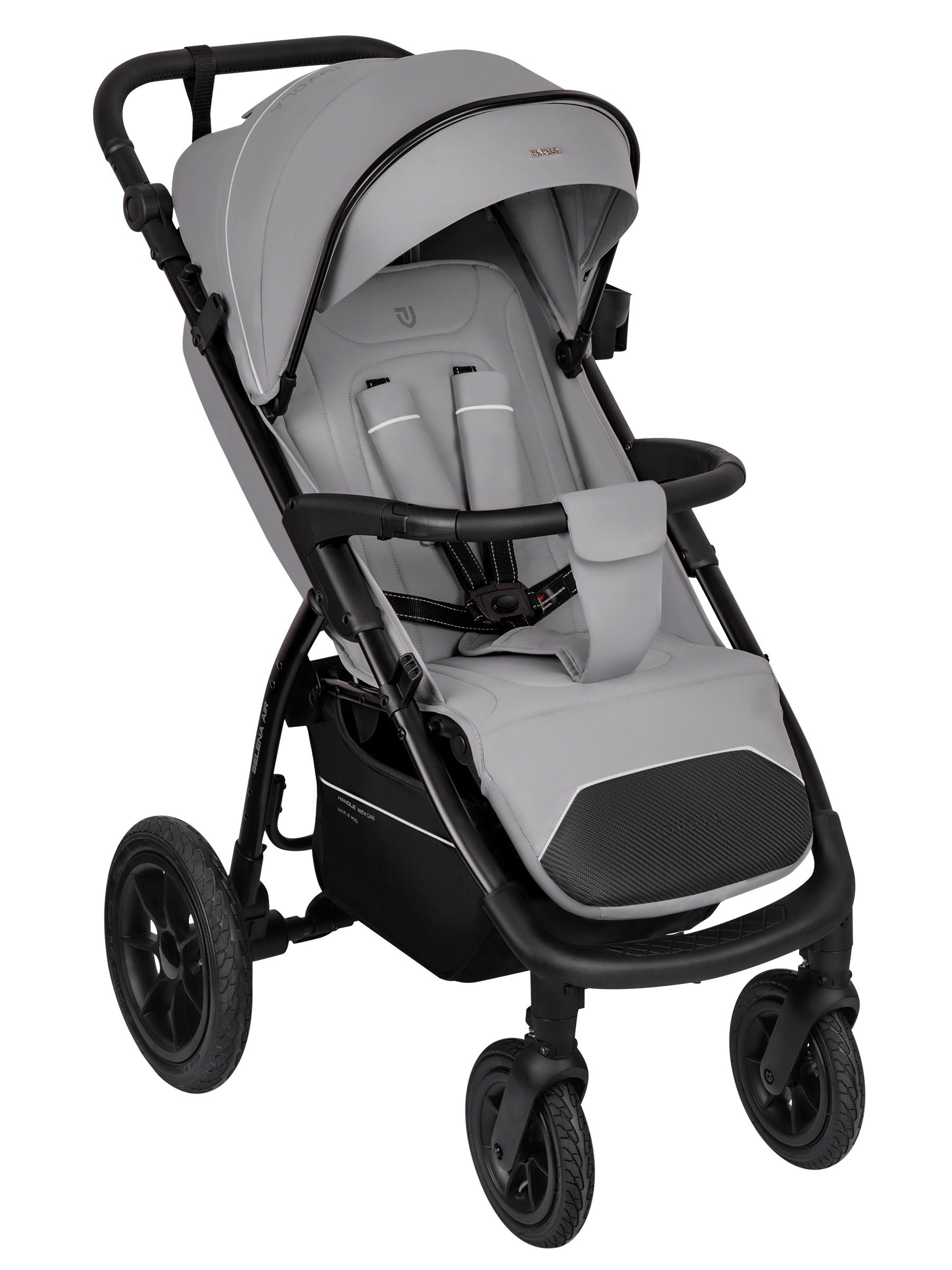 Коляска прогулочная JOVOLA Selena Air new светло-серый - фото 4