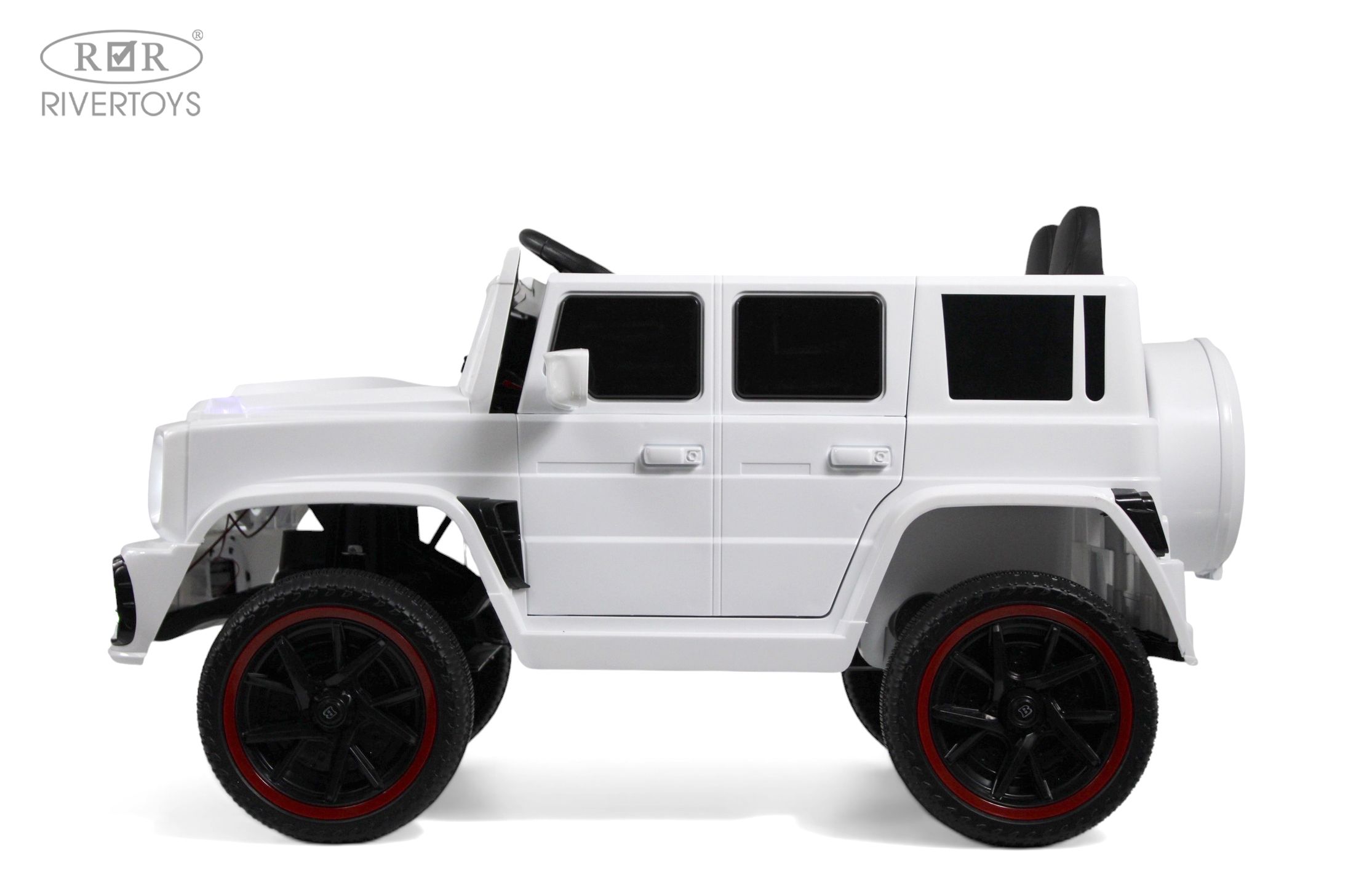 Электромобиль RIVERTOYS Mercedes Z111VO-WHITE С пультом ДУ - фото 7