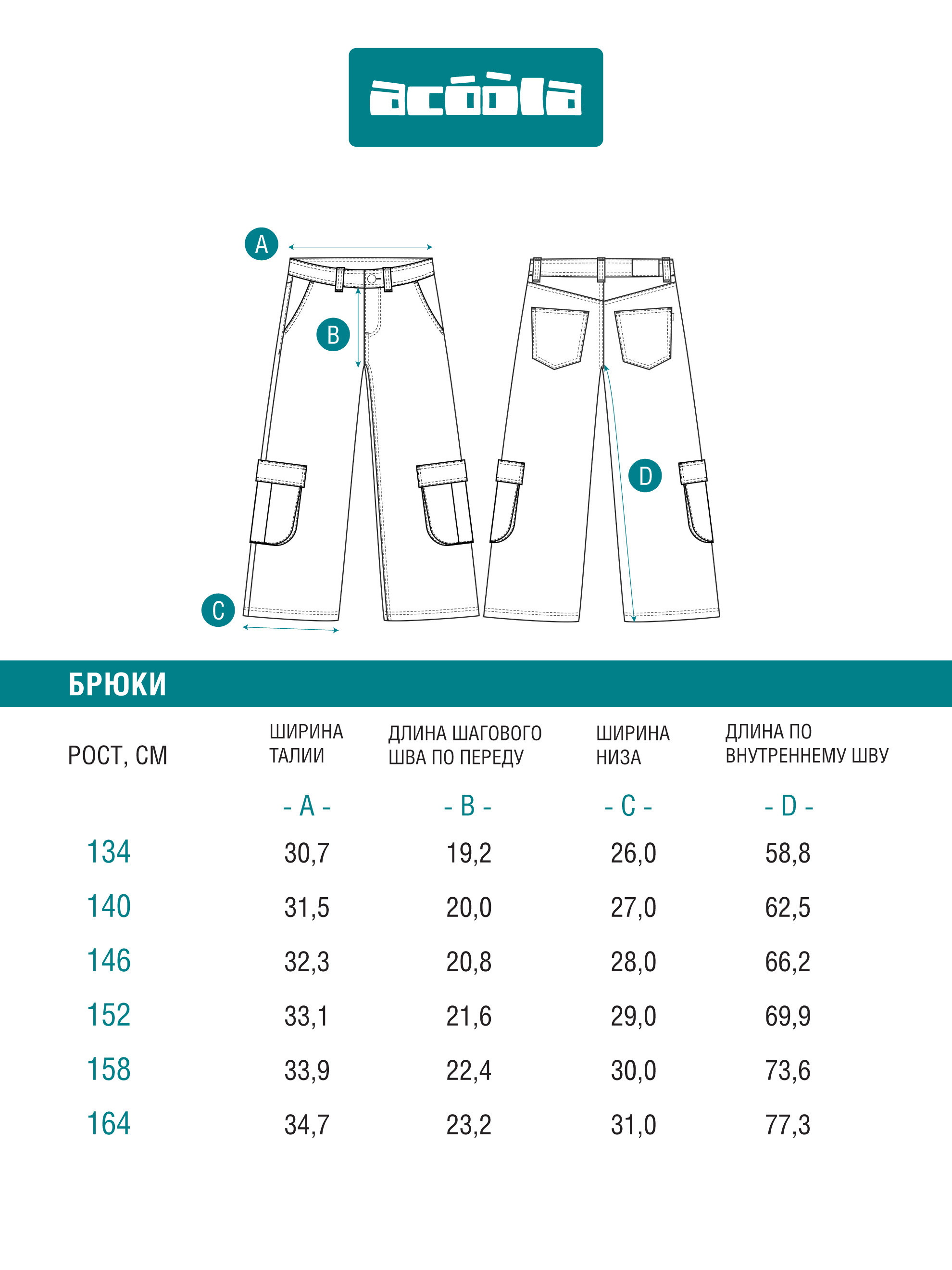 Джинсы Acoola 20210440121_0092582 - фото 9