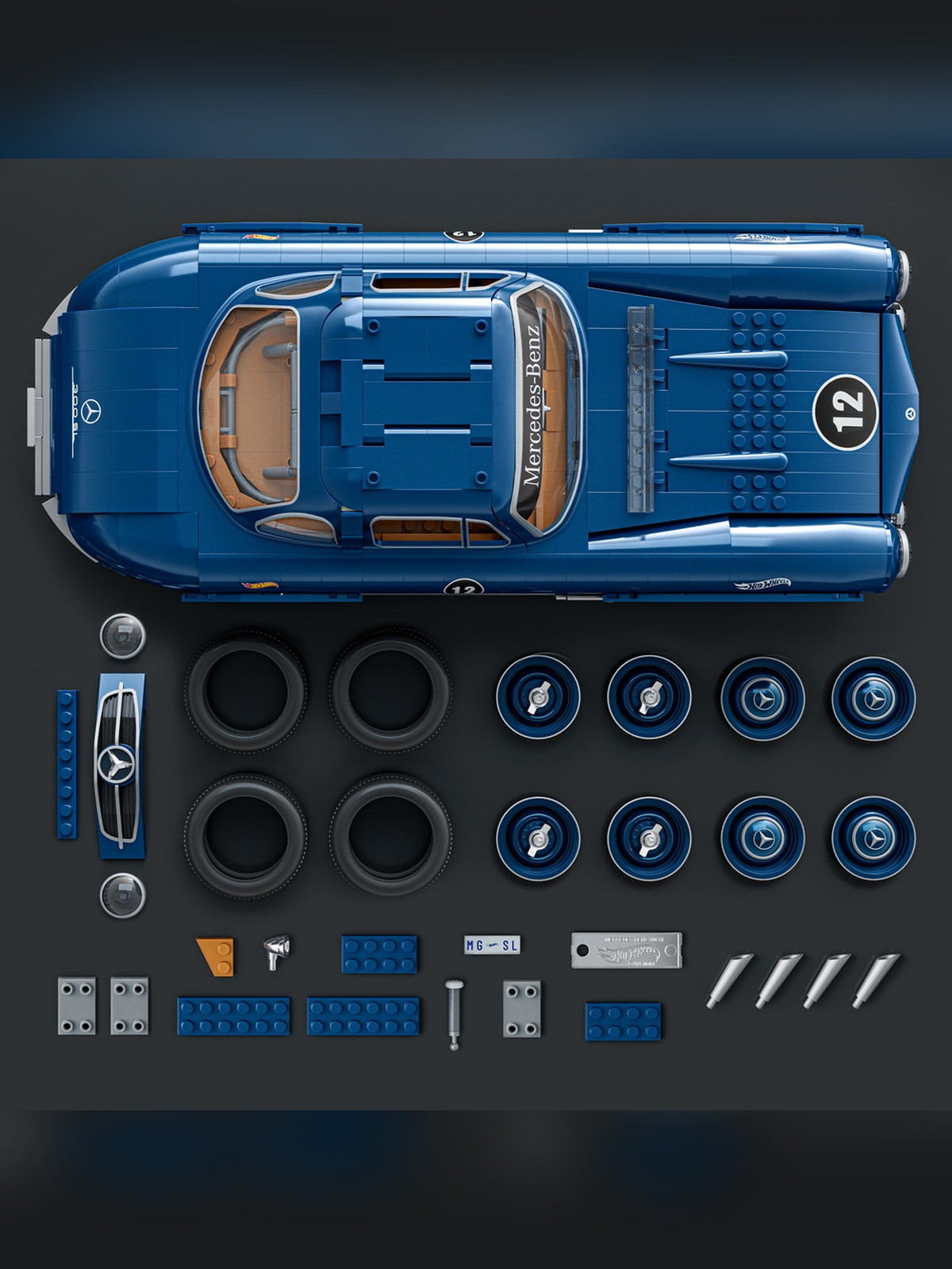 Конструктор Brick Shop Mercedes-Benz 300SL - фото 3
