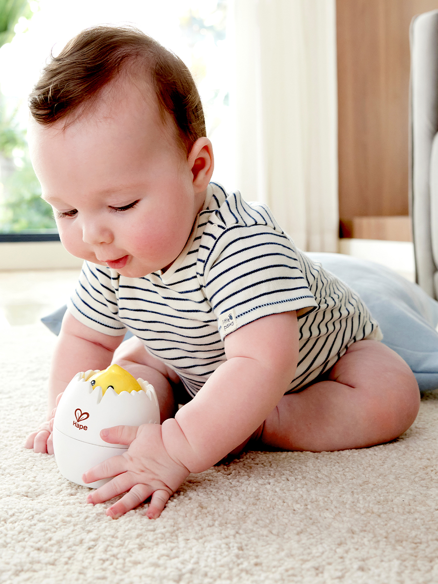 Игрушка Hape неваляшка Цыпленок - фото 2