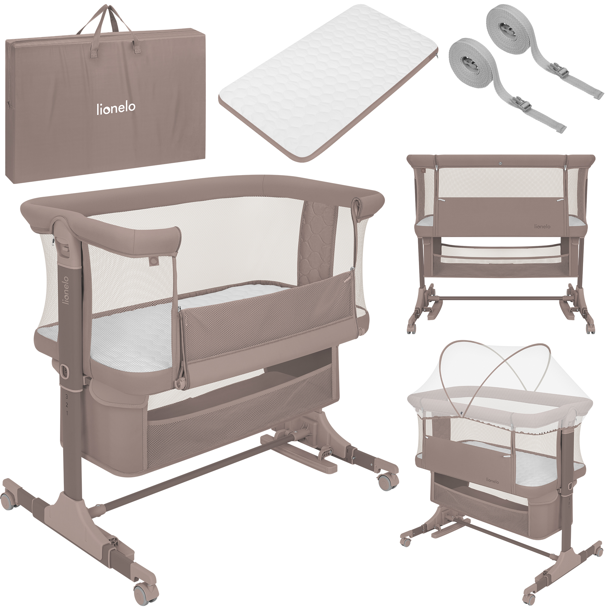 Колыбель Lionelo Jodie коричневый - фото 1