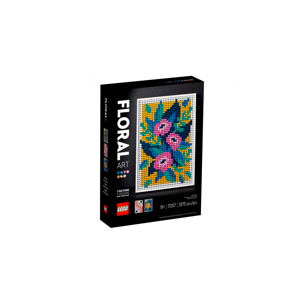 Конструктор LEGO Art Цветочное искусство 31207 2615 дет. - фото 1