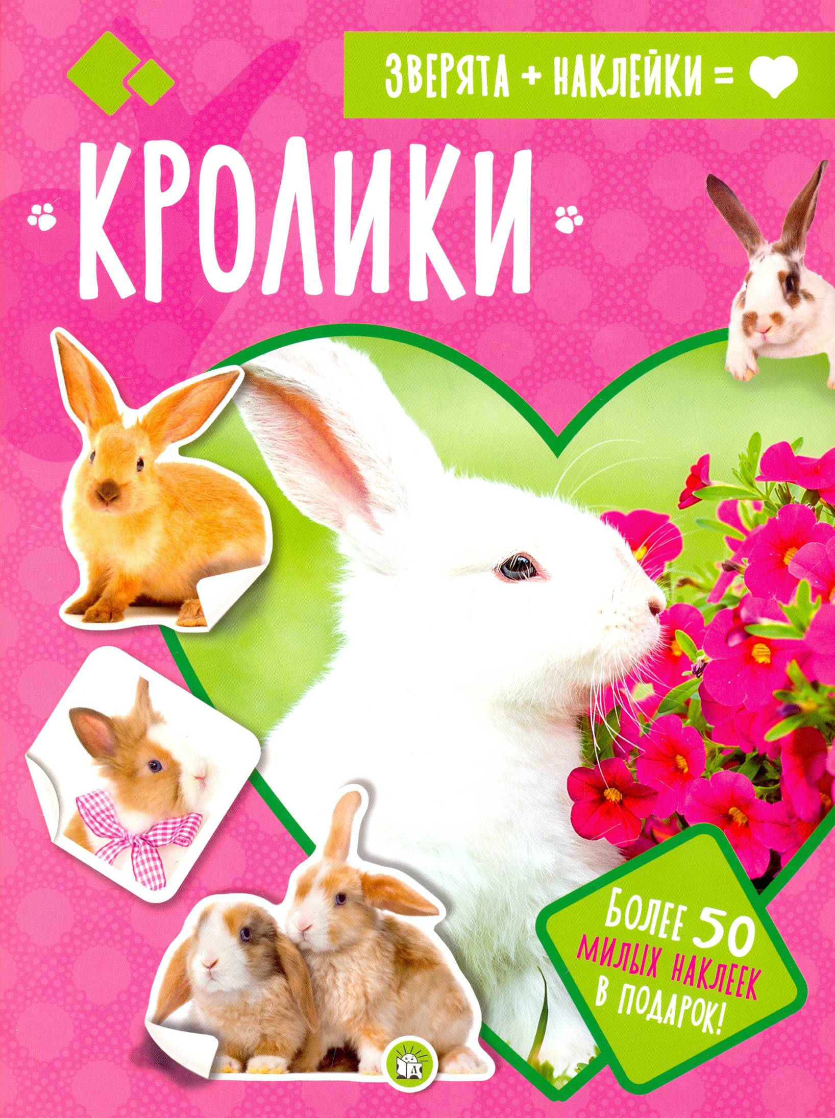 Книга Лабиринт Зверята + наклейки Кролики - фото 1