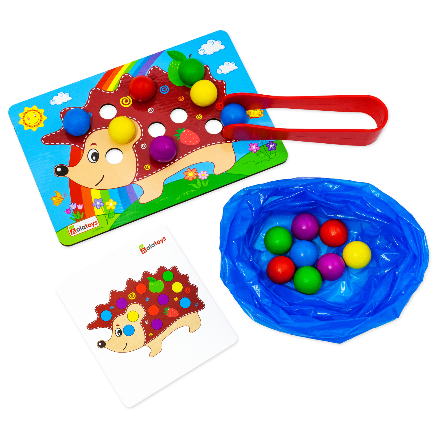 Игрушка Alatoys сортер Ежик и трактор в ассортименте - фото 13