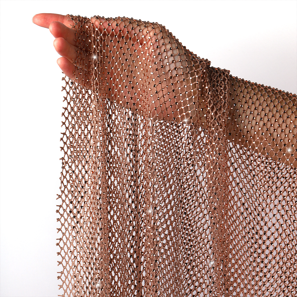 Ткань TBY Сетка со стразами - фото 5