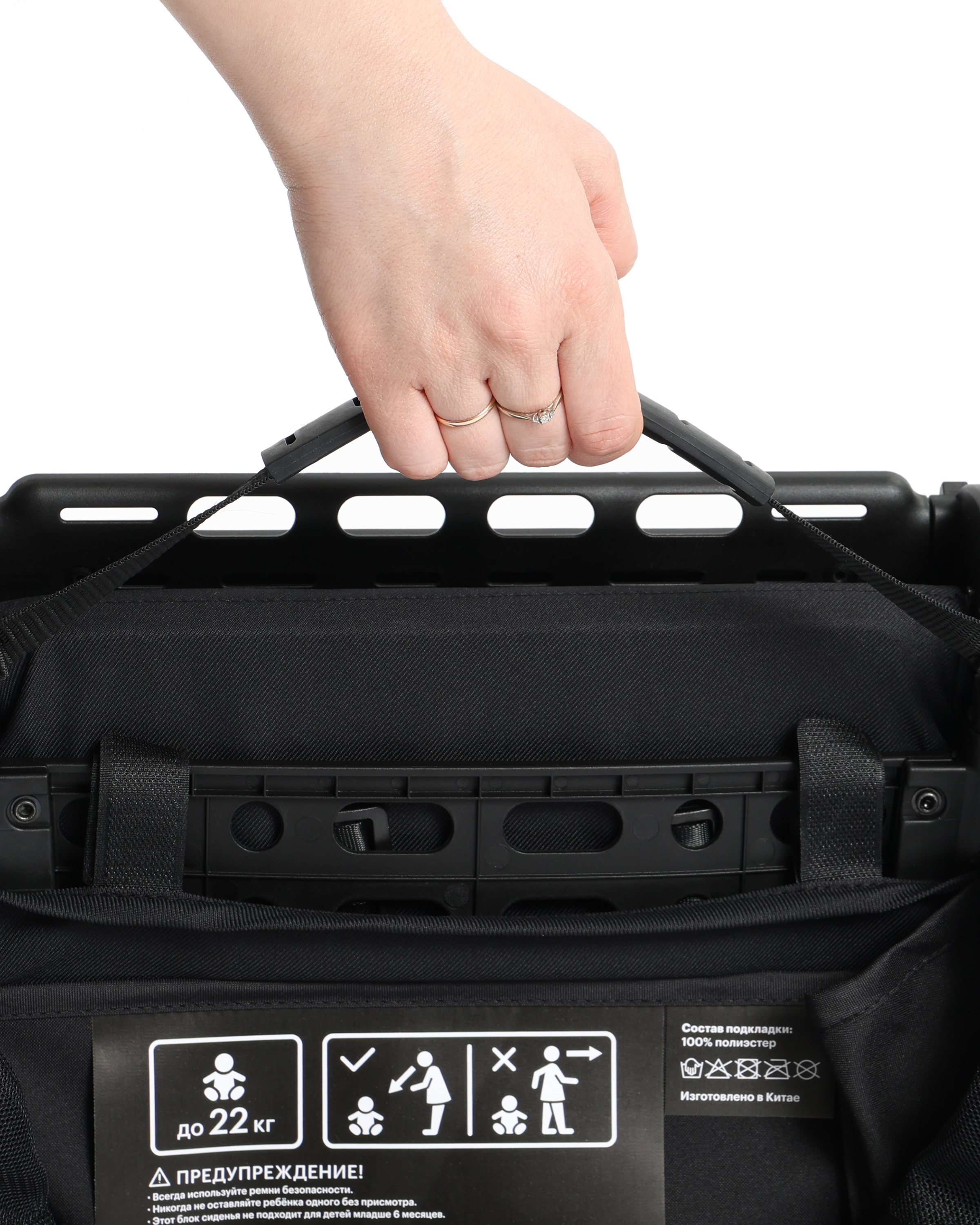 Коляска прогулочная Olsson Carbon черный - фото 25