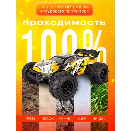 Автомобиль РУ BAZUMI Машинка джип большая с пультом 1:16