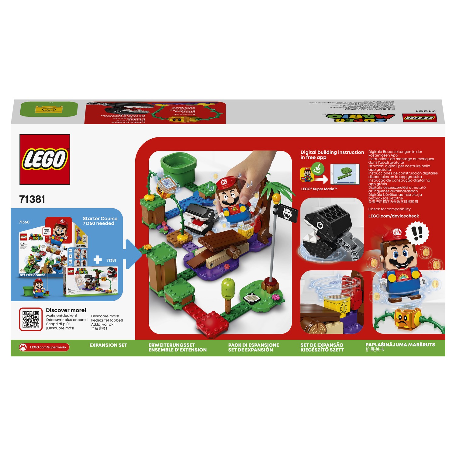 Конструктор LEGO Super Mario Кусалкин на цепи 160 дет. - фото 3