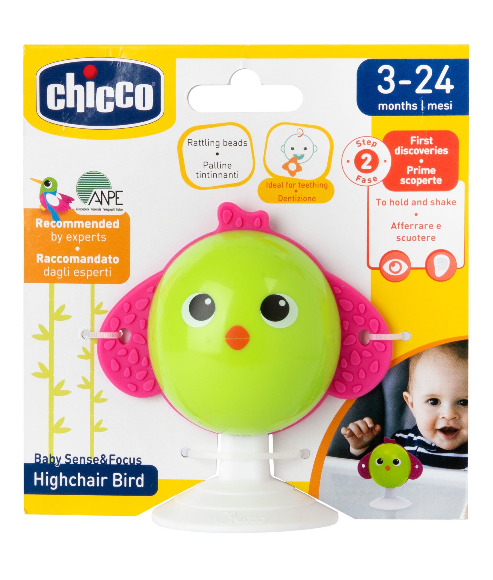 Игрушка Chicco погремушка Птичка - фото 1