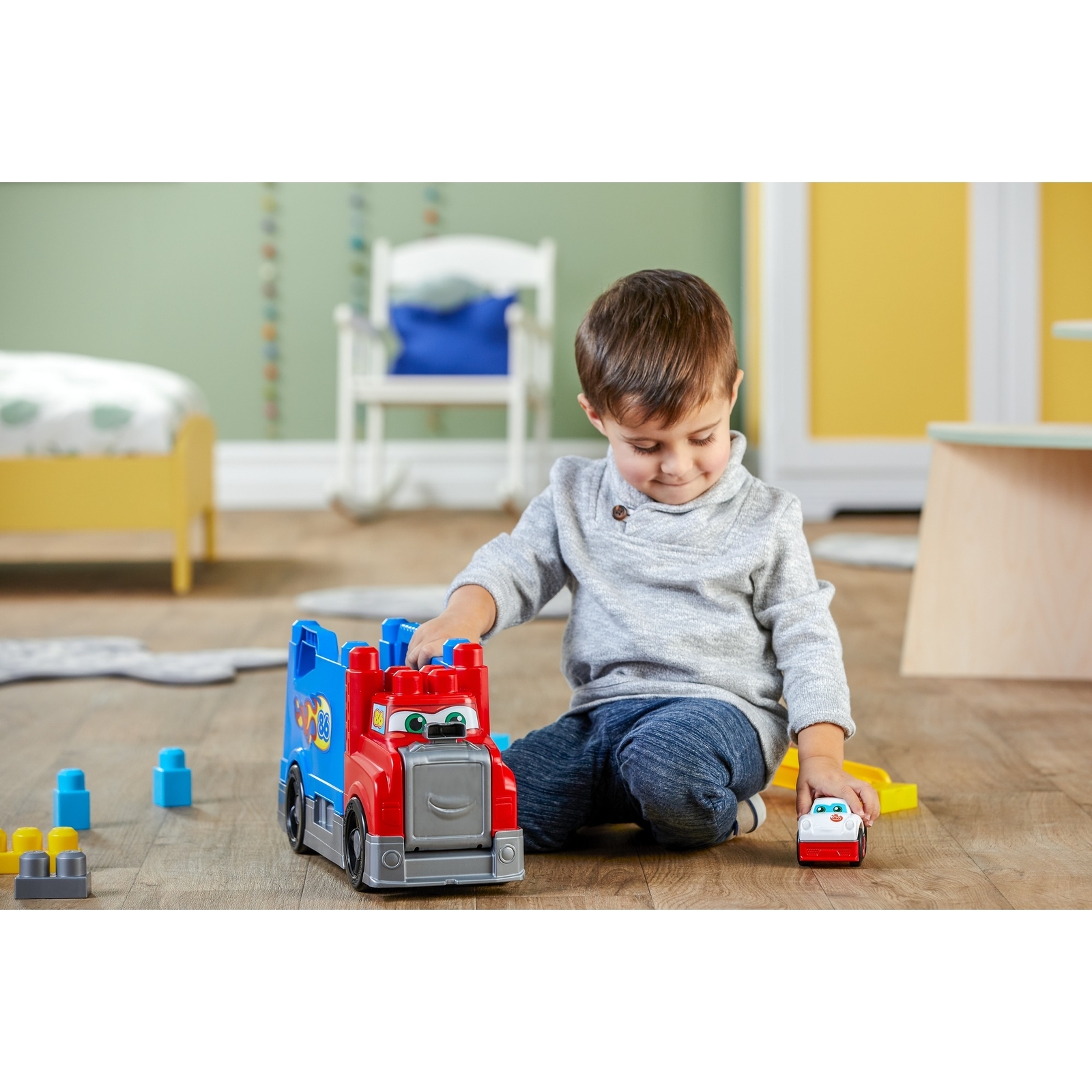 Конструктор Mega Bloks Большая машинка для гонок 12 дет. - фото 27
