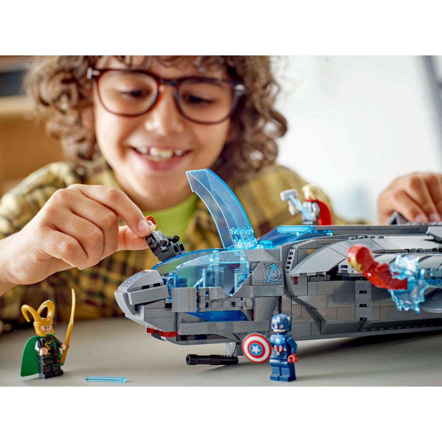 Конструктор LEGO Marvel Super Heroes Квинджет Мстителей - фото 11