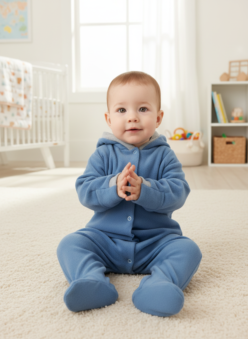 Изображение товара Комбинезон Утенок для мальчика из флиса 74 размера