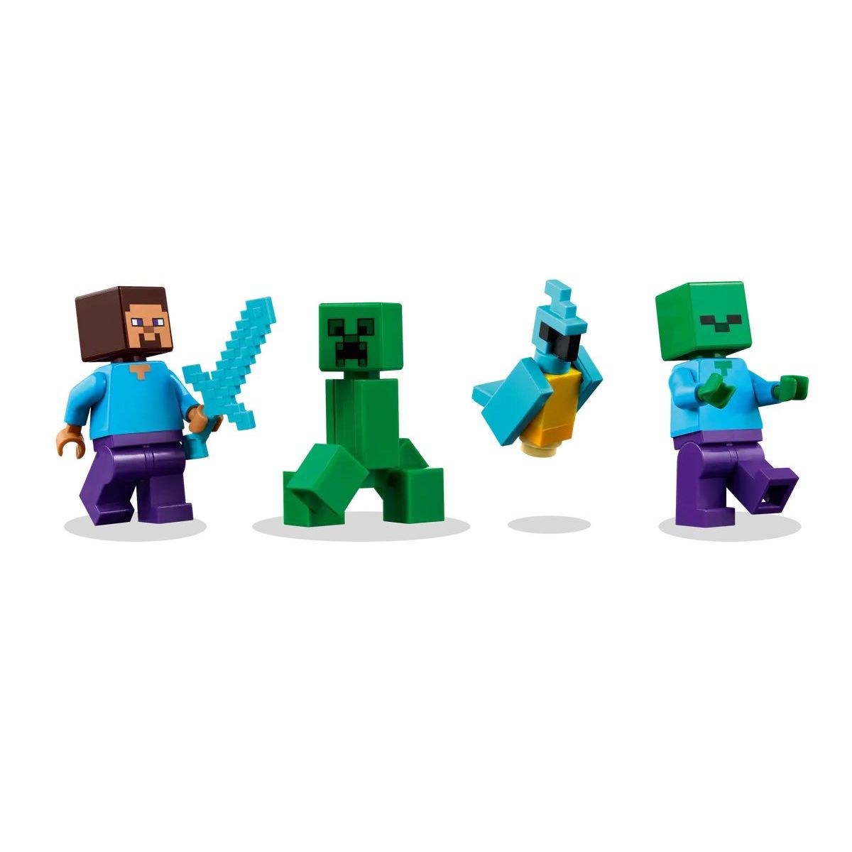 Конструктор LEGO Minecraft Дом в джунглях ТНТ 287 дет. - фото 3