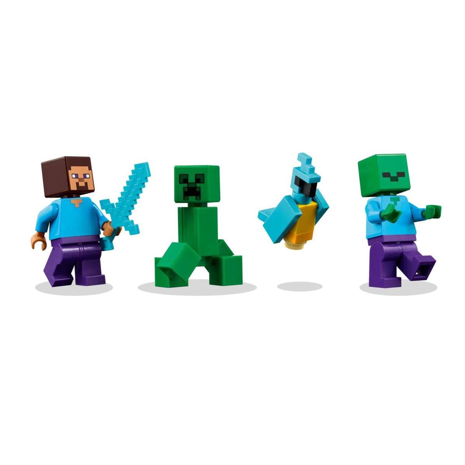 Конструктор LEGO Minecraft Дом в джунглях ТНТ 287 дет. - фото 3
