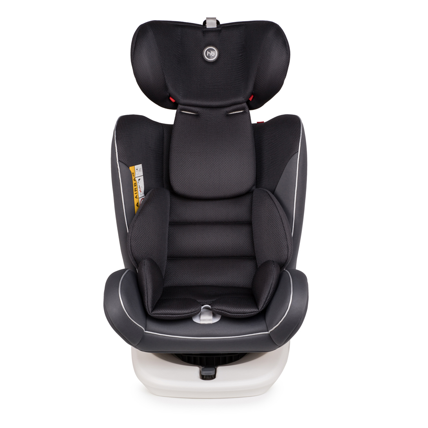 Автокресло Happy Baby Isofix 0+/1/2/3 (0-36 кг) серый - фото 11