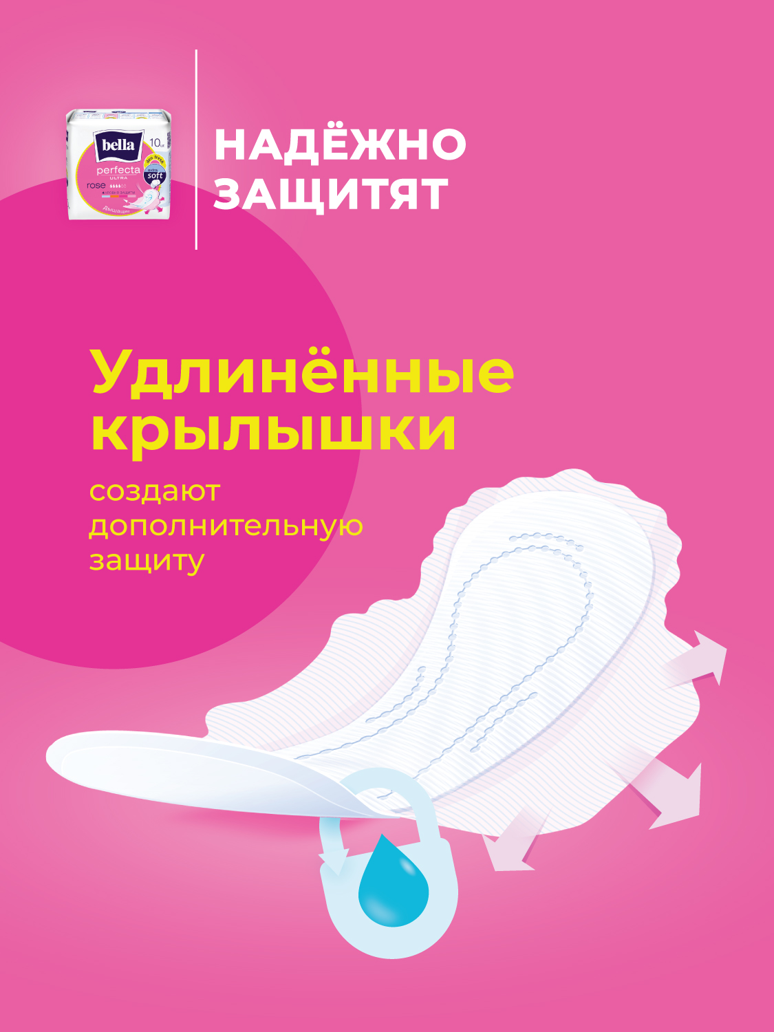 Прокладки ультратонкие BELLA Perfecta Ultra Rose deo fresh по 20 шт. x 2 уп. - фото 3