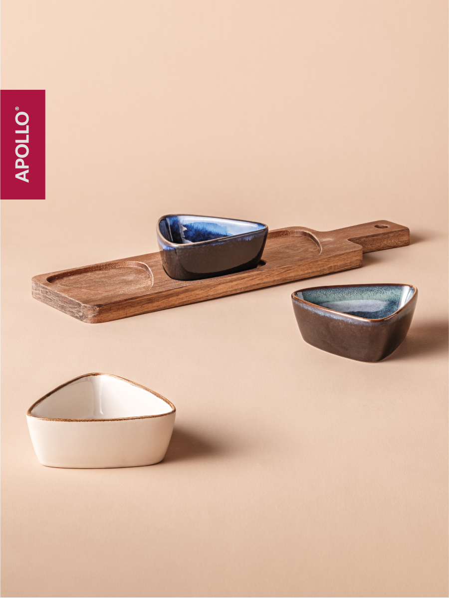 Менажница с подставкой APOLLO 3 предмета - фото 7