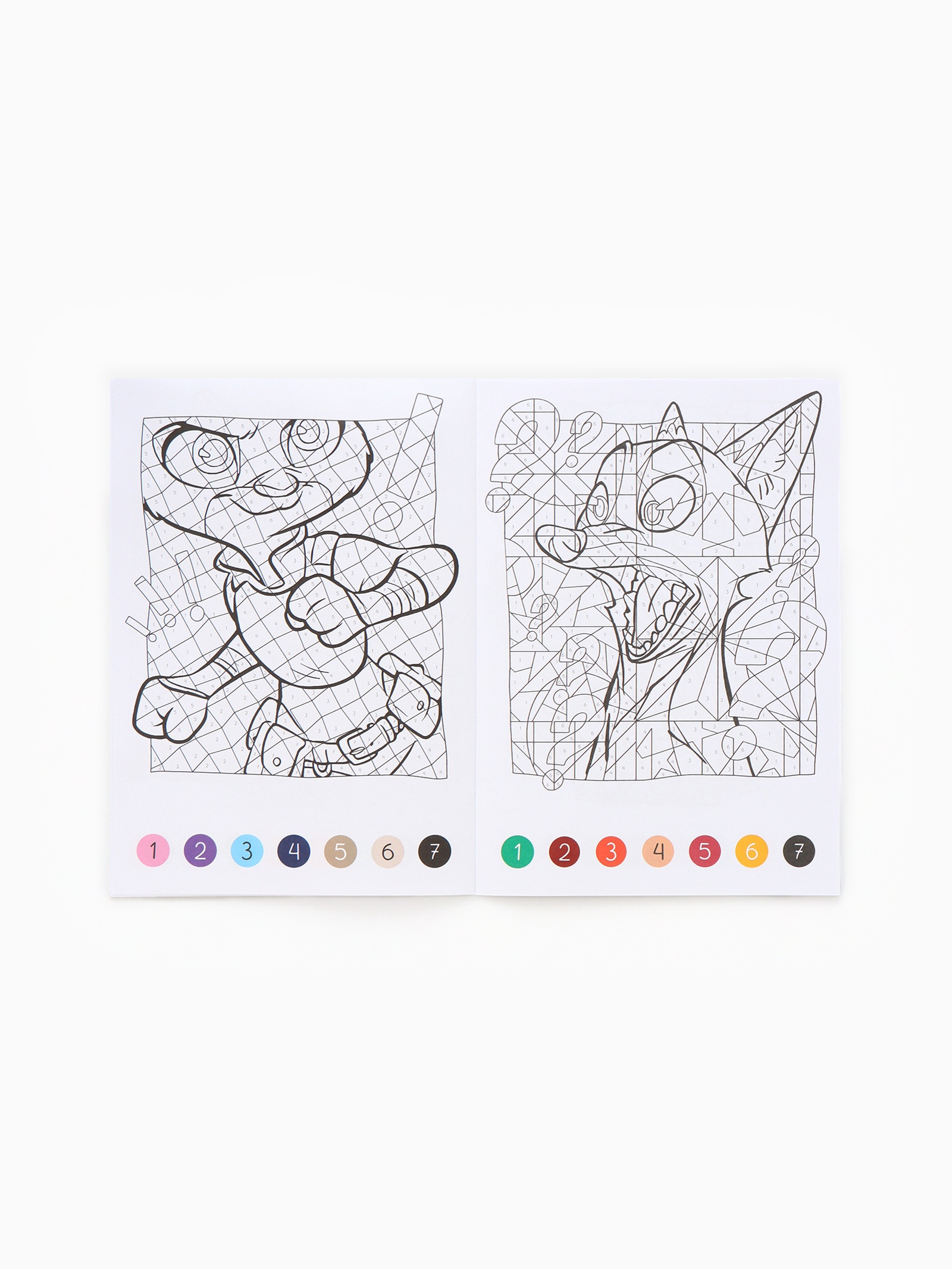 Раскраска Disney по номерам Зверополис 17х24 см 16 стр Disney - фото 3