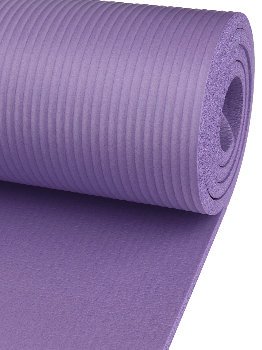 Коврик спортивный U-TURN для фитнеса и йоги фиолетовый - фото 8