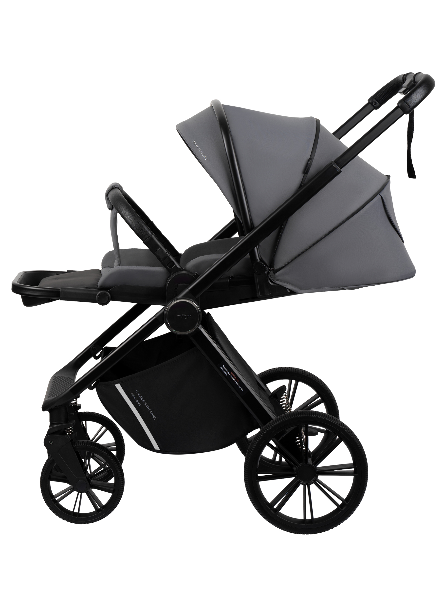 Коляска 2в1 Indigo Sting темно-серый - фото 15