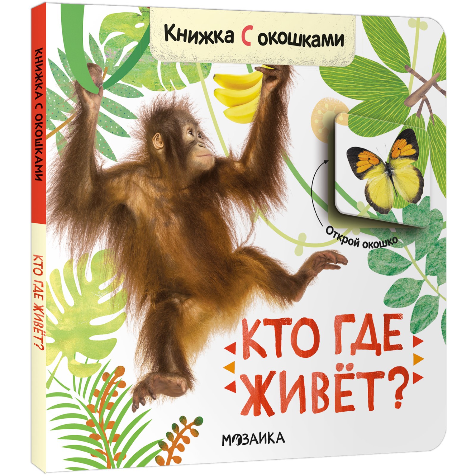 Книжки с окошками Буква-ленд Кто где живёт - фото 1