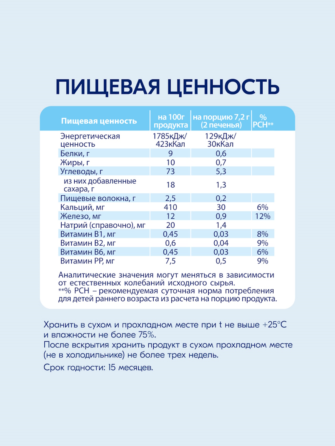 Печенье детское Kabrita мультизлаковое 115г с 6 месяцев - фото 9