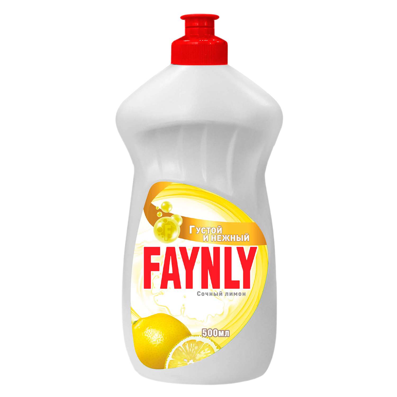 Средство для мытья посуды Faynly Лимон 0.5л - фото 1