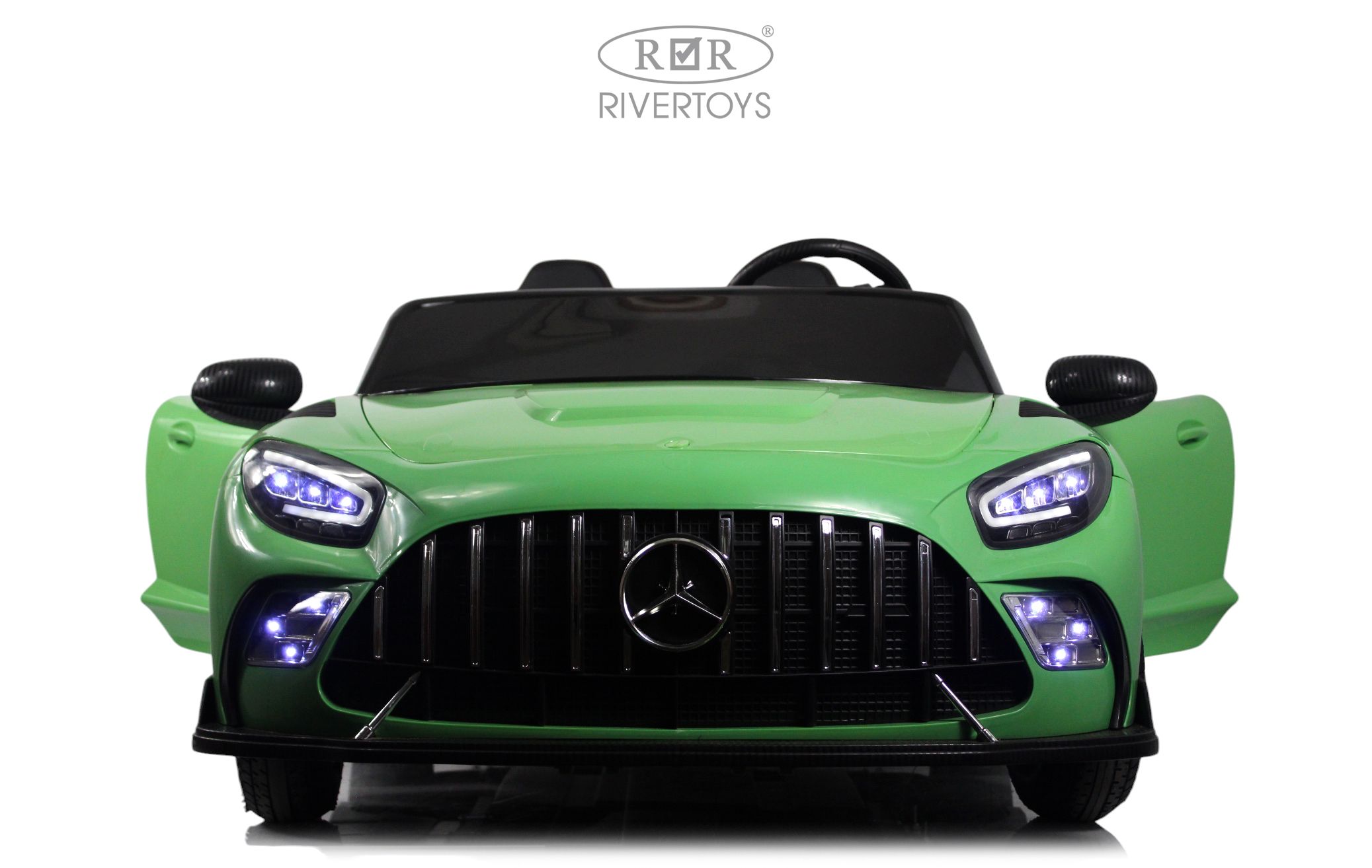 Электромобиль RIVERTOYS Mercedes F999FF-GREEN С пультом ДУ - фото 1