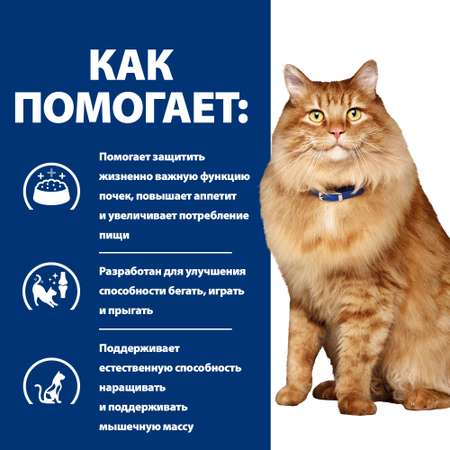 Корм для кошек HILLS 1.5кг Prescription Diet k/d +Mobility для поддержания здоровья почек и суставов с курицей сухой