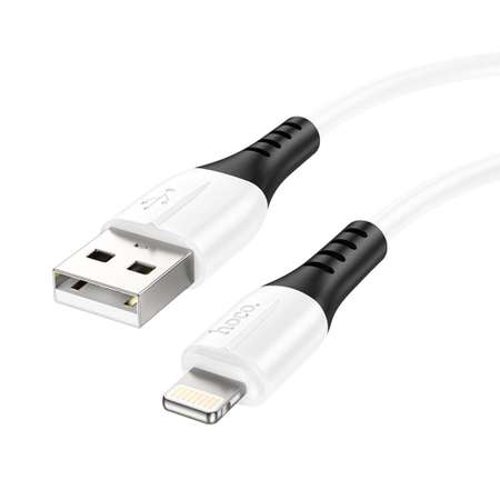 Кабель Hoco X82 8-pin 1м силикон белый
