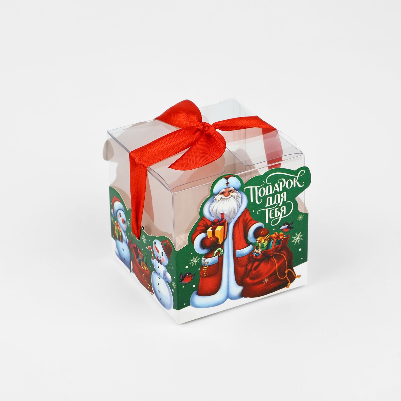 Складная коробка Дарите Счастье «Дед Мороз» 7 х 7 х 7 см - фото 2