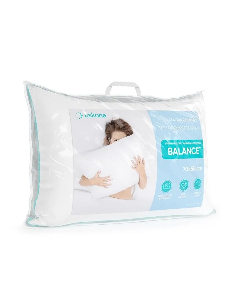 Подушка Askona Balance Basic 70 x 70 см - фото 12