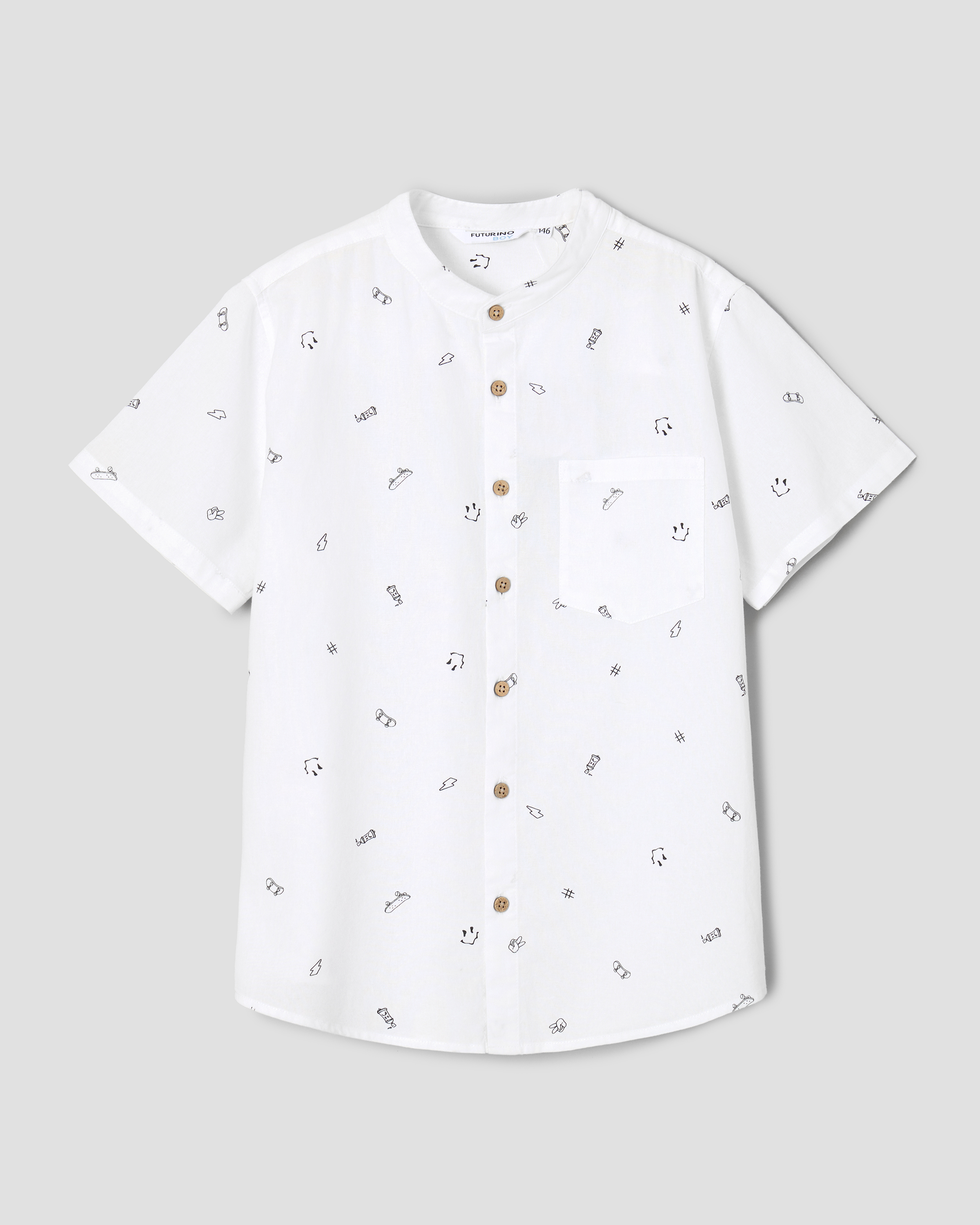 Рубашка Futurino S26FU1-B283tb-00 - фото 1