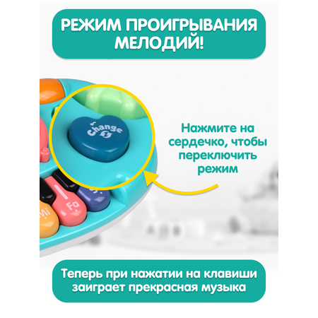 Игрушка Жирафики развивающий центр Звуки музыки