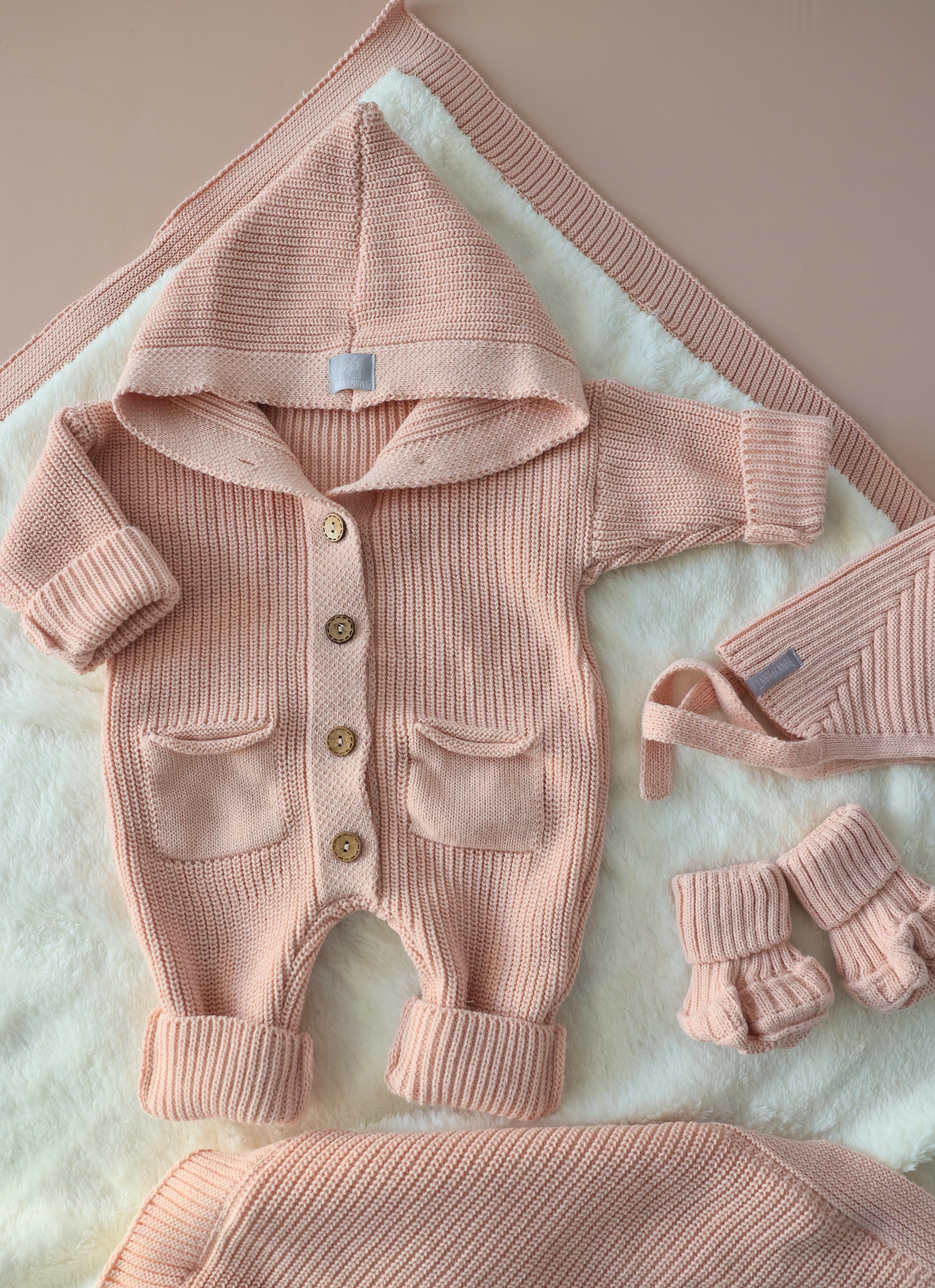 Комплект на выписку Bunnyphant 0367/пудровый - фото 3