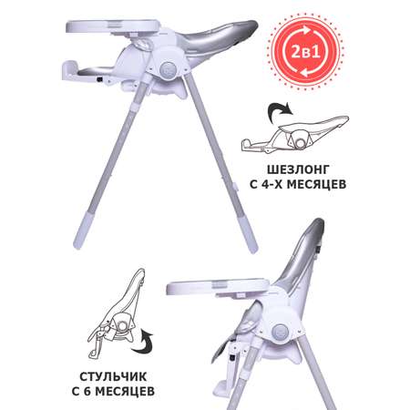 Стульчик для кормления BabyCare Peanut классический