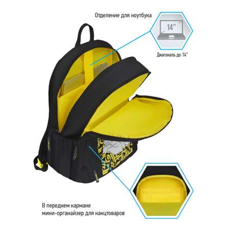 Рюкзак BERLINGO Angel black